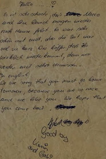 Ghost Train fan letter